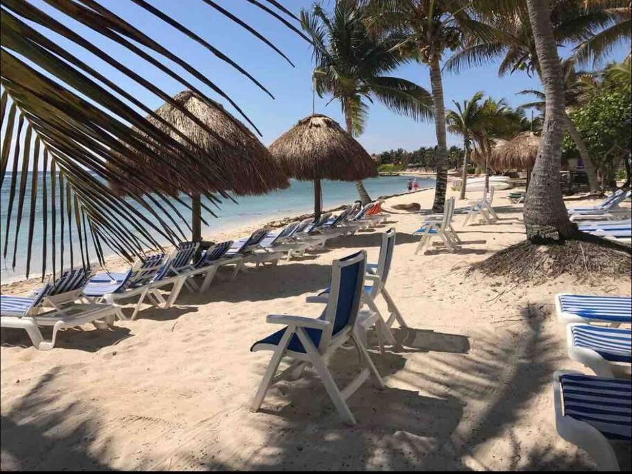 Beachfront Akumal Half Moon Bay Екстер'єр фото