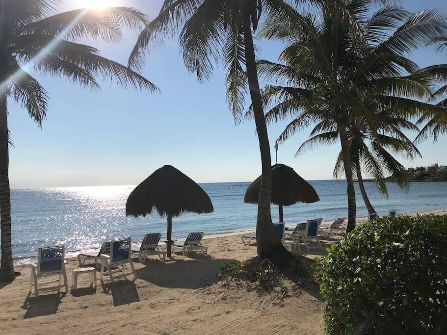 Beachfront Akumal Half Moon Bay Екстер'єр фото